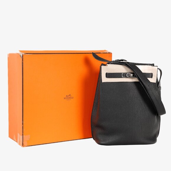 Hermes So Kelly 22 Black Togo Leather Shoulder Bag - Picture 14 of 14